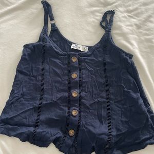 Navy Hollister Tank Top